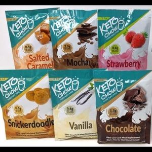 Keto chow 6 pack sampler, includes ALL 6